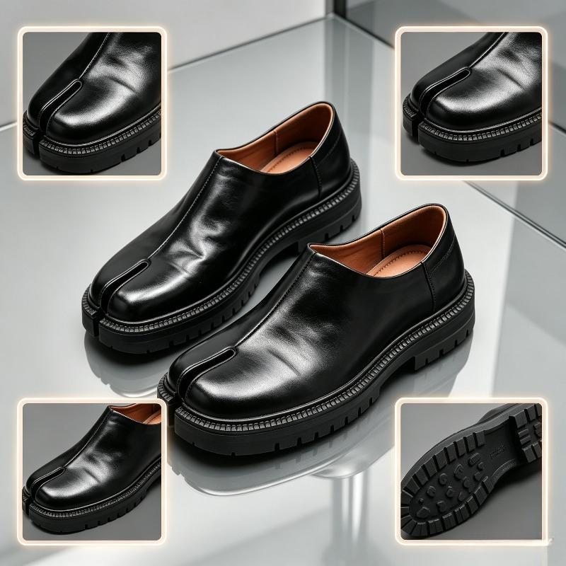 Men'S Shoes Hey Dude - Mocassins de couro com dedos separados