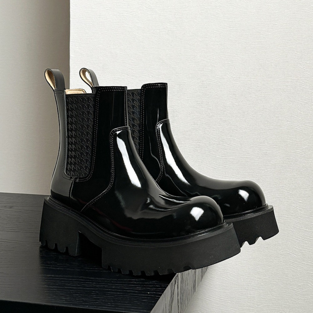 Botas Chelsea masculinas de in - Men'S Shoes With Height Increase avaliação e preço