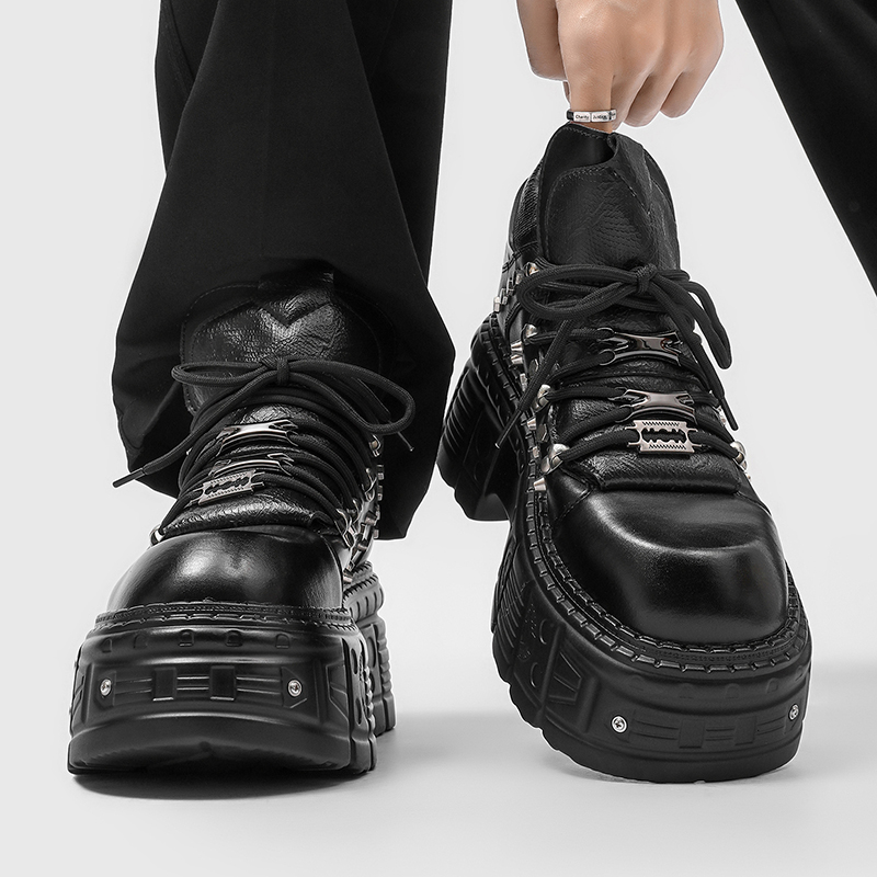 Novos Sapatos Plataforma Mascu - Men'S Shoes Increase Height avaliação e preço