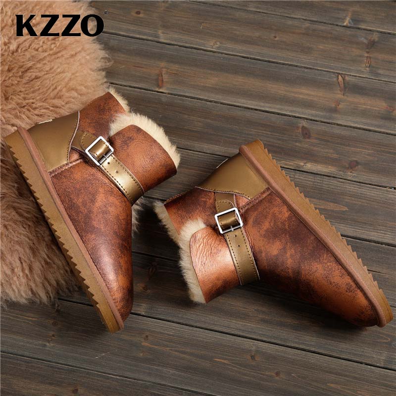 KZZO 2026 Novas Botas de Neve  - Men'S Shoes Hey Dude avaliação e preço