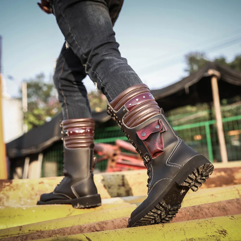 Homens joelho botas de couro a - Men'S Shoes Hey Dude avaliação e preço