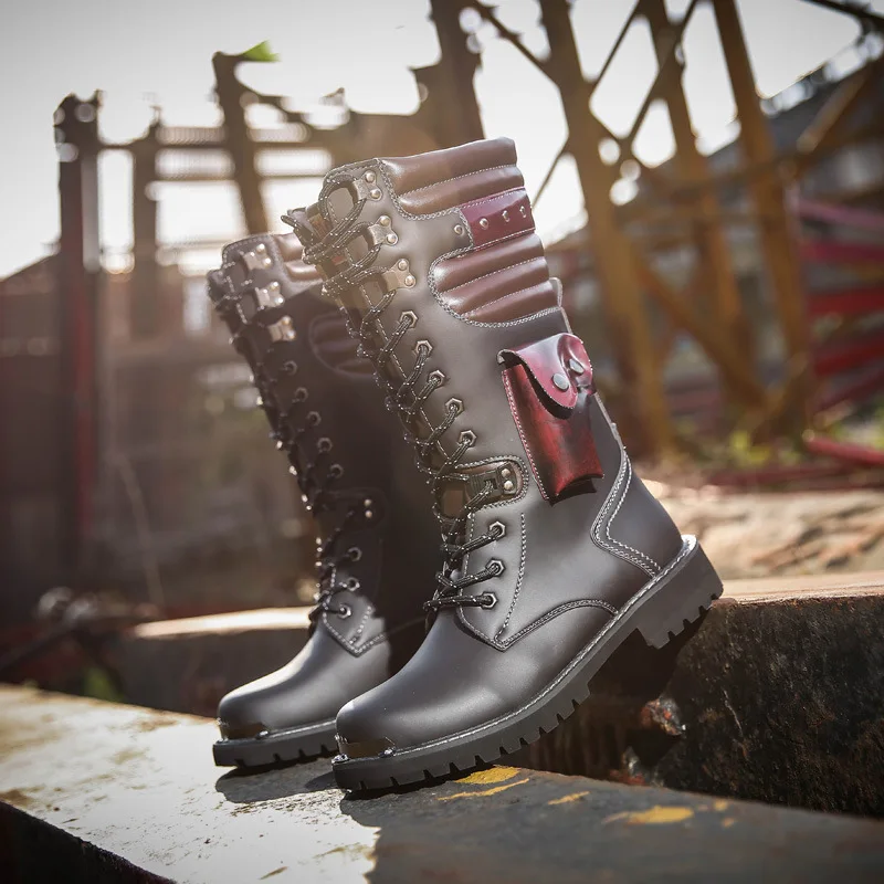 Homens joelho botas de couro a - Men'S Shoes Hey Dude avaliação e preço