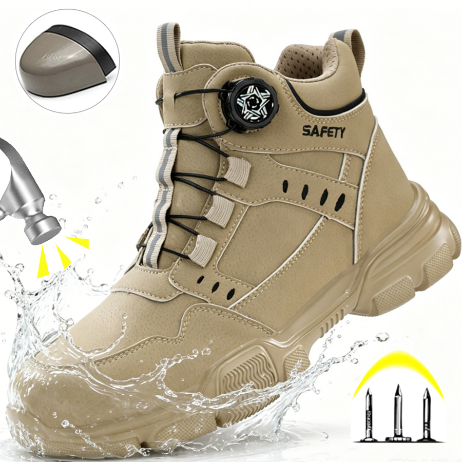 Botas de trabalho masculinas c - Men'S Shoes Water Resistant avaliação e preço